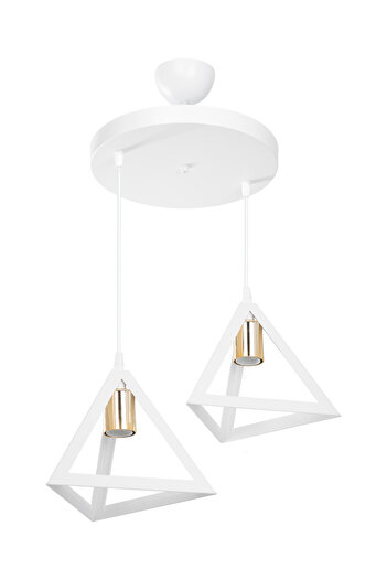 AG LightDesign Beyaz Sarkıt Avize Yatak Odası Salon Mutfak Koridor Lamba