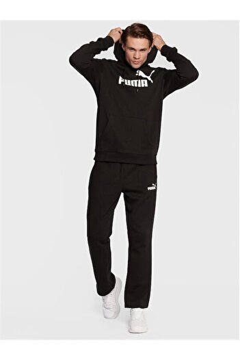 Puma Мъжки суитшърт Ess Big Logo - черен 586688-01