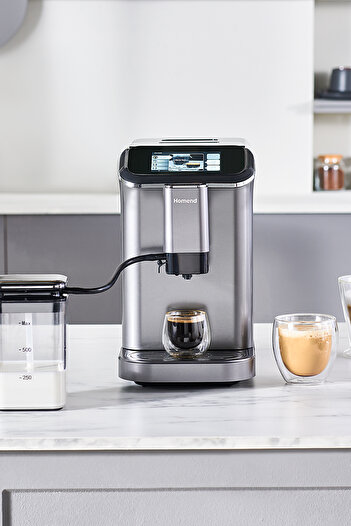 HOMEND Coffee Break 5008H - Full Automatic Espresso Machine with Coffee and Milk Grinder and Touch Screen