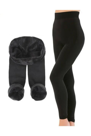 QULAT MODATİME plüss polár szőrme Thermal téli leggings 2 csomag