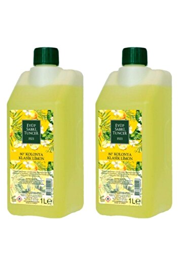 Eyüp Sabri Tuncer Litrelik Bidon Limon Kolonyası 1000ml X 2 Adet