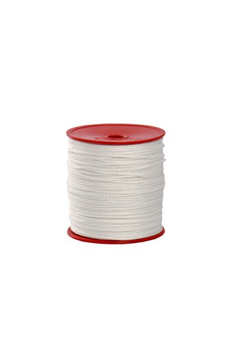 Globe 1.5 Mm Polyester Multi-Purpose Rope - White - 200 M- Roller