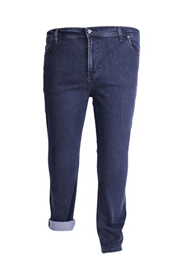 Morwagon Plus Size Men's Gray Jeans