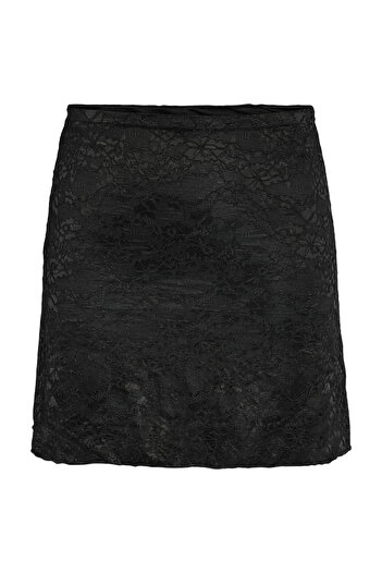 Noisy May Nmcarota Lace N/W Short Skirt Jrs