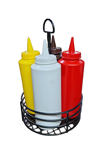 Matar Endüstriyel Mutfak Ekipmanları 4-Piece Sauce Bowl with Stand