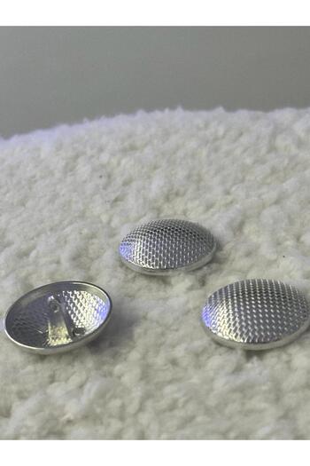 ODDA TASARIM ATÖLYESİ coat button 3 piece set silver color