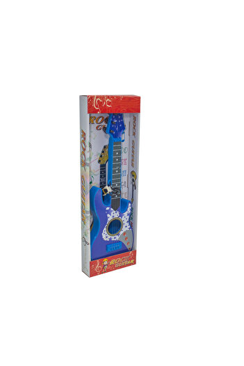 Erzi Oyuncak Rock Gitar Metal Telli 45 Cm Mavi