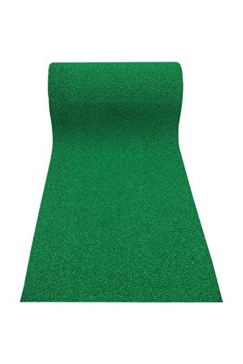 Ymc Curly Carpet Mat Anti-Slip Anti-Slip Runner Outdoor Complex 100 cm 1 Meter Green