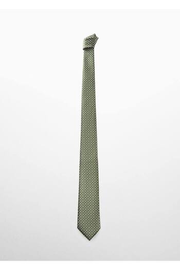 MANGO Man Geometric Printed Tie