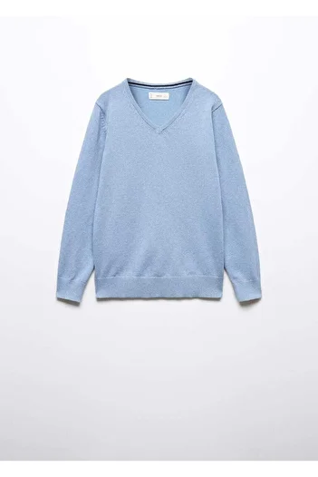 MANGO Kids Pulover Albastru Pentru Copii