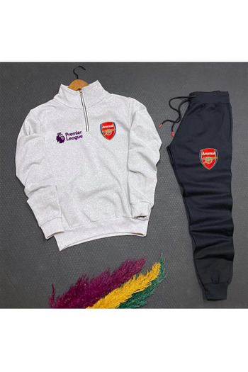 Pisa Art Arsenal X Premier League Half Zip Sweat Tracksuit Set