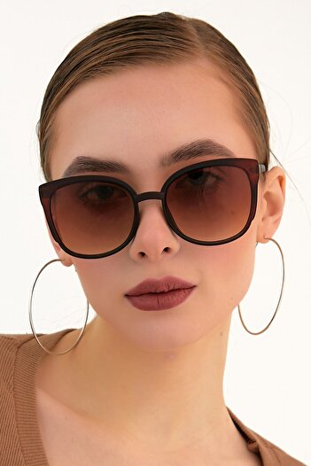 ModaLand Eleta Brown Sunglasses