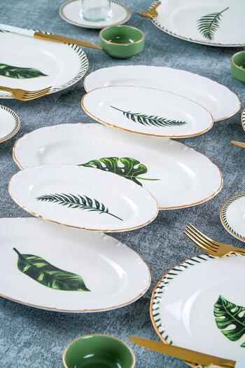 ACAR Vera 27 Piece Porcelain Breakfast Set for 6 People