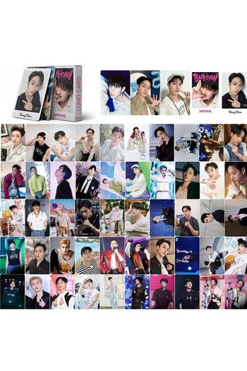 Kpop Dünyasi STRAY KIDS Bangchan'' Rock Star'' Double-Way Printed Lomo Card Set