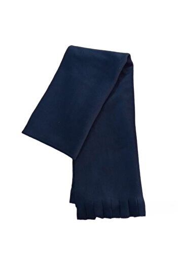 LinaByUgurr Eșarfe din lână albastru bleumarin pentru femei și bărbați Carasol din lână 40x180 cm