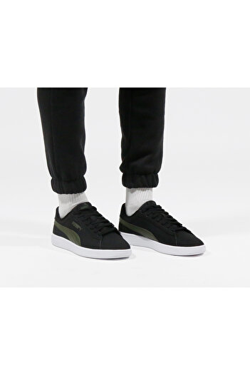 Puma Smash 3.0 Ανδρικά παπούτσια casual 39233607 Μαύρα
