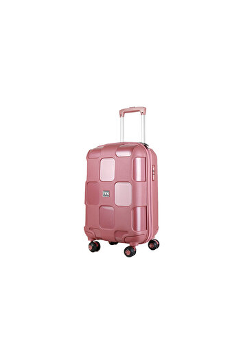 IVS Gül Kurusu Valiz Kabin Boy Kabin Boy Seyahat Çantası PP4040-625-S Pembe