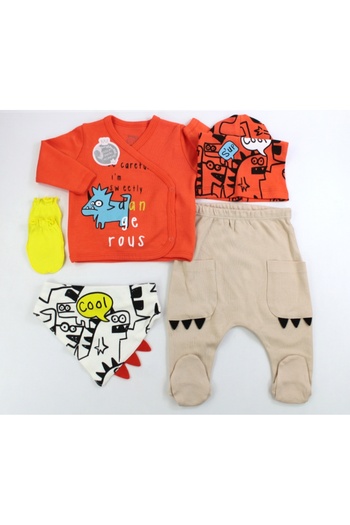 eymwes Cool Dino Baby Boy Hospital Release Set of 5