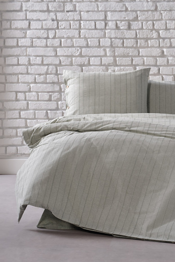 Doqu Home Yarn Painted Series Mabel Single Duvet Cover Set - Green