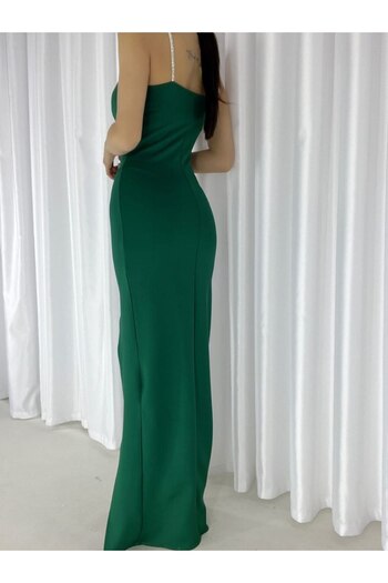 MADAM Stone Strap Evening Dress Evening Dress
