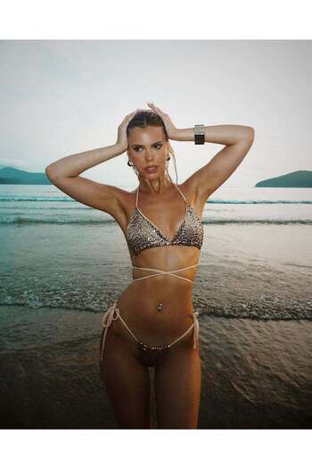 bikinistan Beach gold sequin bikini set