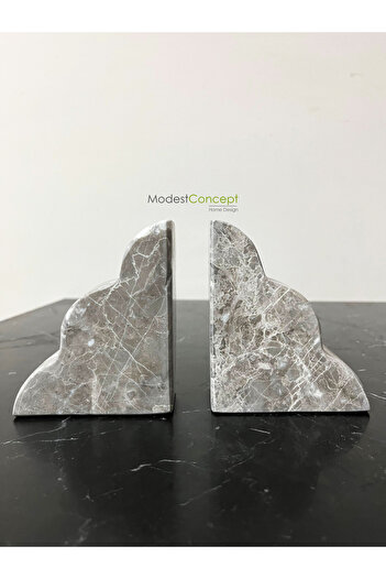 Modestmar Natural Gray Marble Book Holder