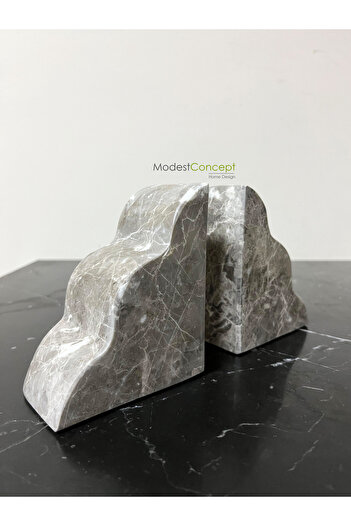 Modestmar Natural Gray Marble Book Holder