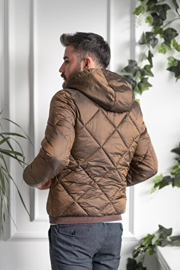 Ecer Капюшон Regular Fit Чоловічий товстий пуховик
