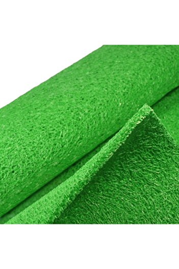 Ymc 1 Meter Green Curly Non-Slip Mat Anti-Slip Carpet PVC Outdoor Runner