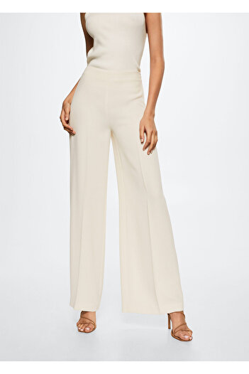 MANGO Woman Φυσικό Γυναικείο Παντελόνι Ενηλίκων 37050399