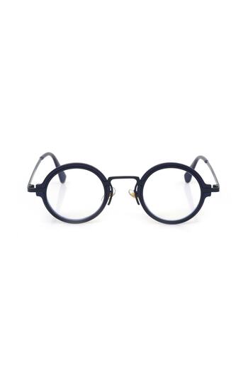 TomyHelf Blue Light Protected Dark Blue Frame Blue Light Protected Oval Women's Glasses