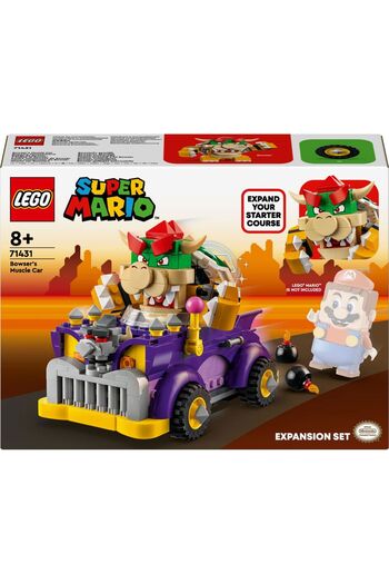 LEGO مجموعة مغامرات إضافية لعربة سوبر ماريو بوسر الكبيرة 71431