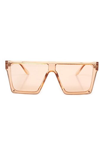 TomyHelf Women's Sunglasses Rectangular Nude Frame Nude Glass