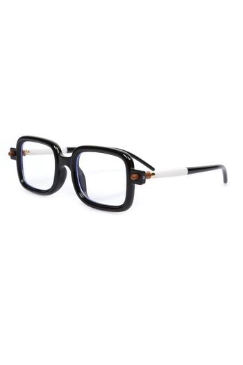 TomyHelf Black Rectangular Women's Glasses with Blue Light Protection