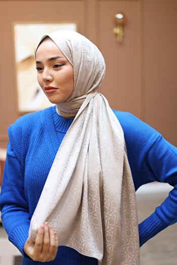 Silk Home Jakarlı Deluxe Şal - Taş