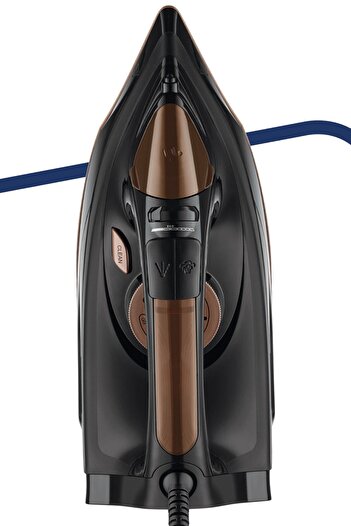 TechnoMaster Powerjett 2200 Watt Nano Ceramic Based Steam Iron - 160 Gr Effective Large Water Tank Shock 705Fseries