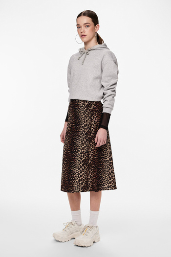 PIECES PCMELLISA HW ANKLE BUTTON SKIRT