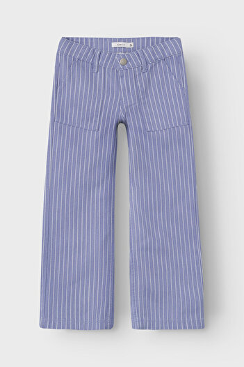 Name it NKFBELLA ŠIROKÉ TWILL KALHOTY 4161-ZT B