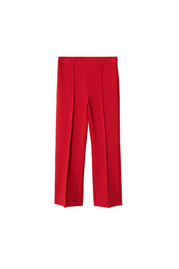 MANGO Woman Kirmizi Kadın Yetişkin Pantolon  37055906