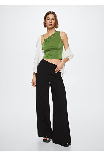 MANGO Woman Green Women's Bustier 37000452