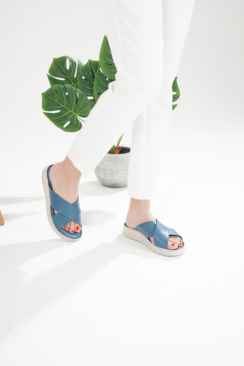 Mira Terlik Mira Orthopedic Leather Slippers Are Suitable for Heel Spurs