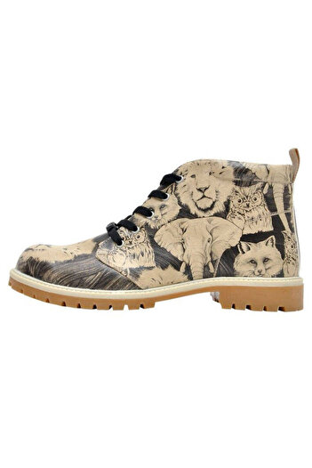 Dogo Men's Vegan Leather Black Ankle Boots - Wild And Free Design