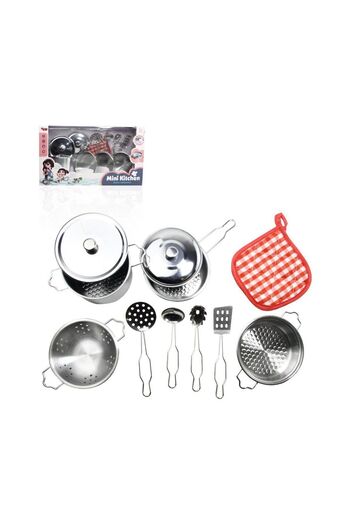 Vardem Art002 U01 Atf-3815-6-1A Steel Pot Pan Set 11 Piece Bernami New