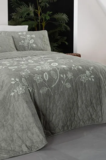 Sarev Klina Beige Mood Comfort Single 100% Cotton Bedspread Set