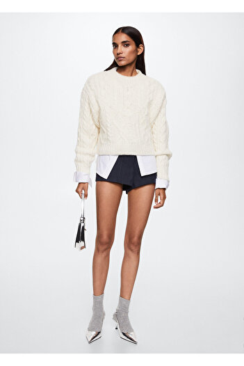 MANGO Woman Natural Women's Adult Sweater37025139