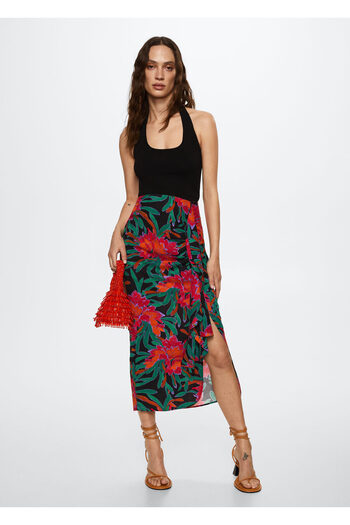 MANGO Woman Black Women's Skirt37091300