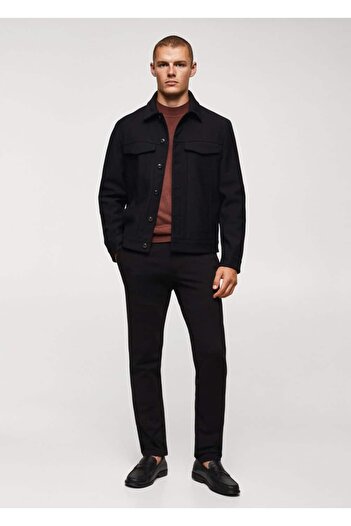 MANGO Man Slim Fit Stretch Fabric Trousers
