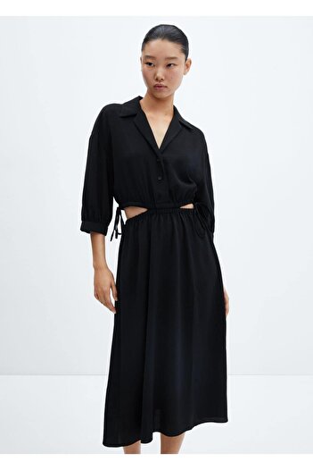 MANGO Woman Elastic Apreli - Elastic Collar Fabric