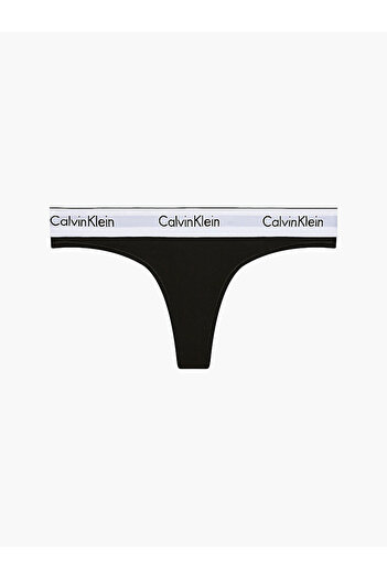 Calvin Klein Kadın Siyah Külot - Orta Bel, Rahat Ve Sportif Tasarım 0000f3786e-001