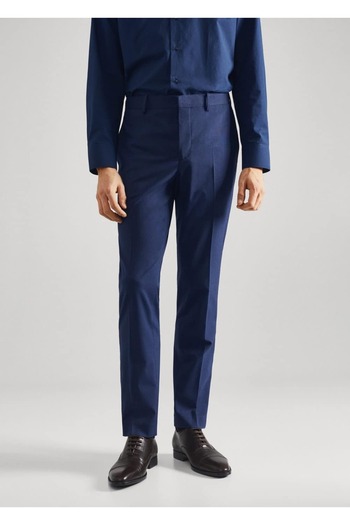MANGO Man Super Slim Fit Fabric Trousers